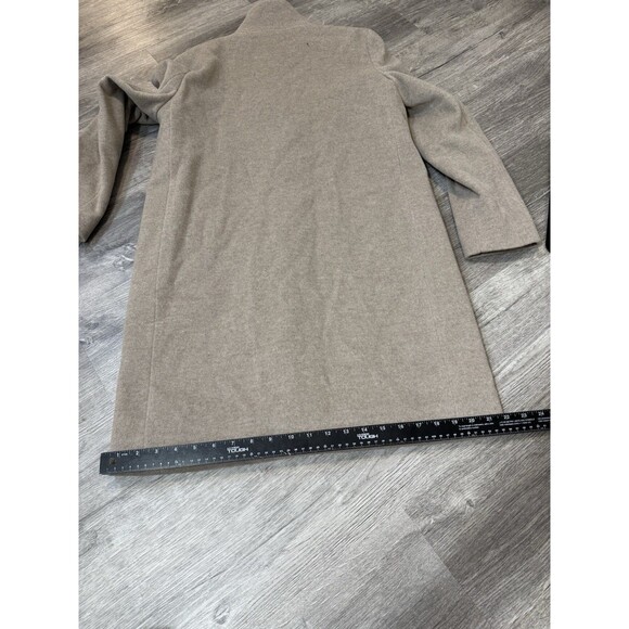 Cinzia Rocca Icons Oatmeal Wool/Cashmere Coat Inverted Notch Collar NWT Size 6 - Picture 16 of 16